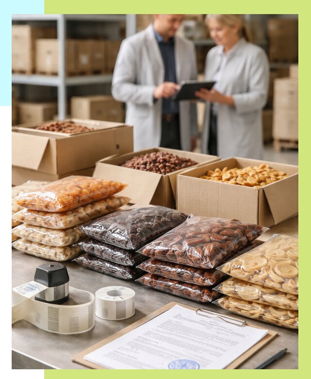 Сертификация сухофруктов в Чайковском от 12145 р. | Алешин-Чкв под ключ