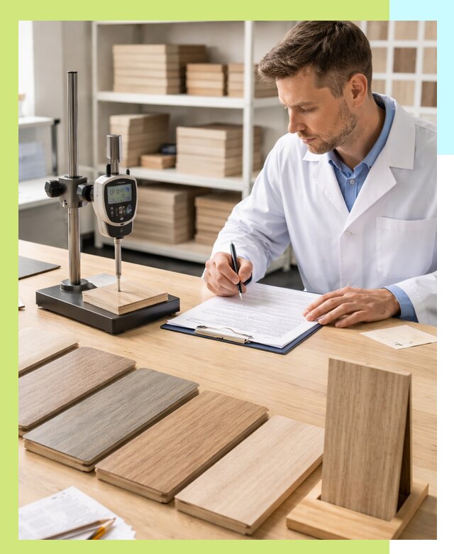 Сертификация ламината с испытаниями и оформлением документов в Чайковском