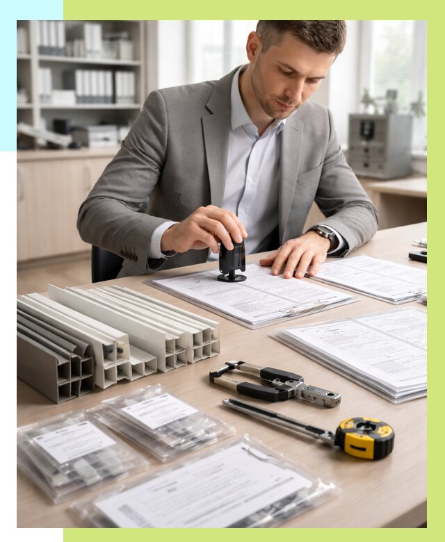 Сертификация ПВХ продукции в Чайковском от 8603 р., Алешин-Чкв