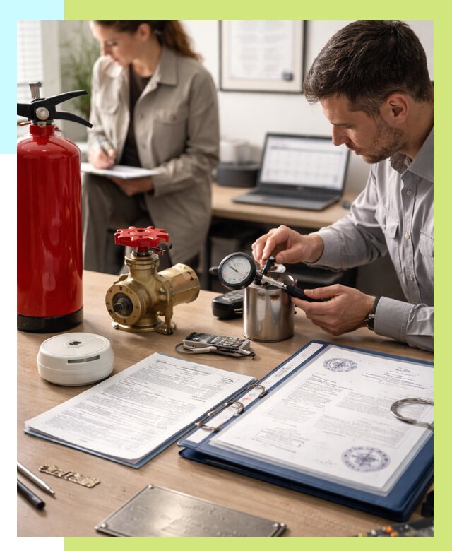 Сертификация пожарного оборудования в Чайковском от 15182 р.|Алешин-Чкв