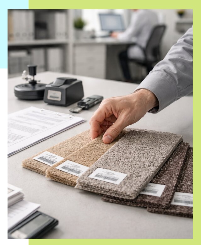 Сертификация ковролина в Чайковском от 15182 р., Алешин-Чкв