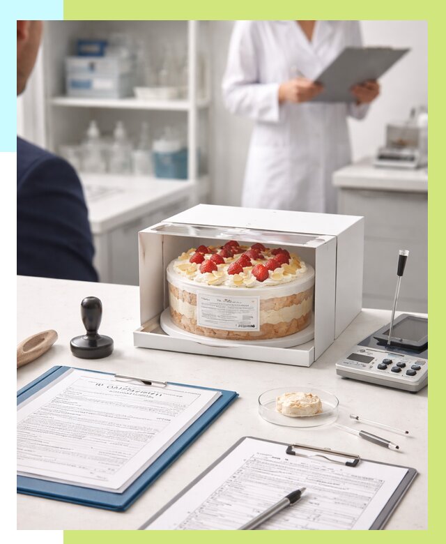 Сертификация тортов в Чайковском от 9109 р. заказать | Алешин-Чкв