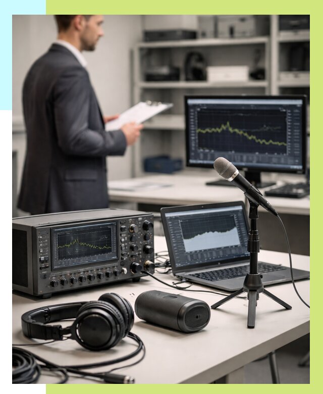 Сертификация аудиотехники в Чайковском от 15182 р., Алешин-Чкв