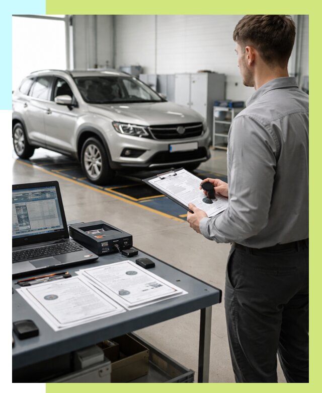 Сертификация транспортных средств в Чайковском от 12145 р. | Алешин-Чкв