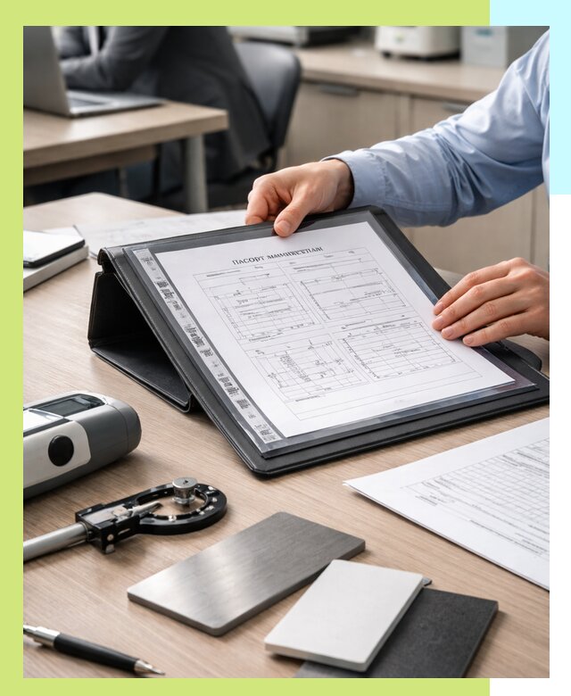 Оформление паспорта материала для продукции в Чайковском