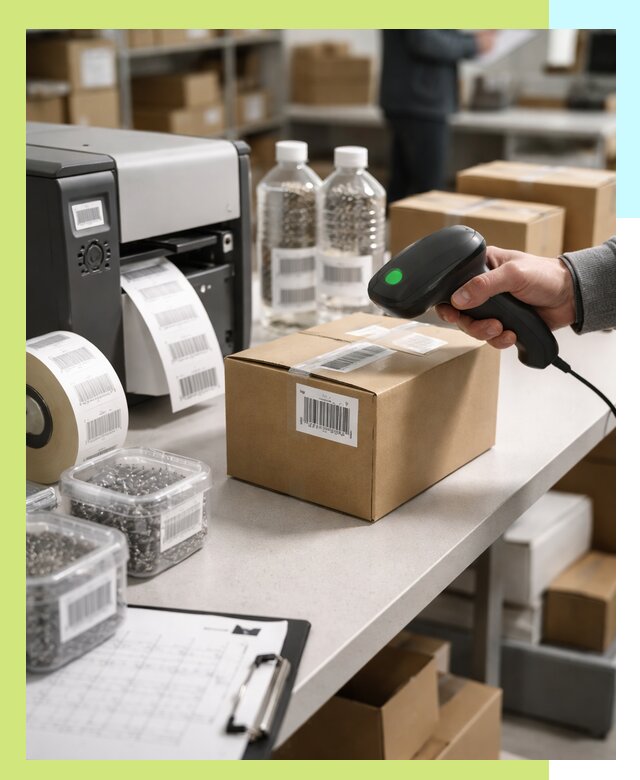Штрихкодирование продукции и маркировка для продажи в Чайковском