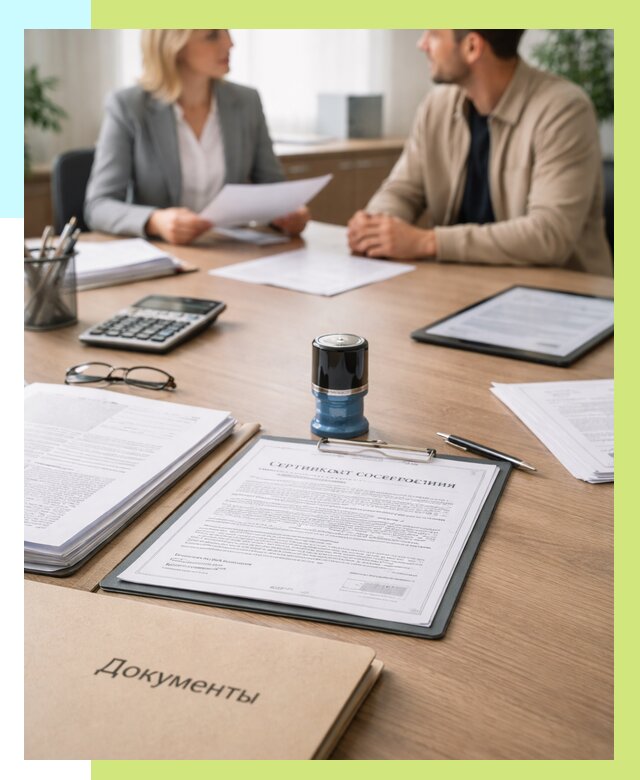 Сертификат соответствия на продукцию в Чайковском от 15182 р.|Алешин-Чкв