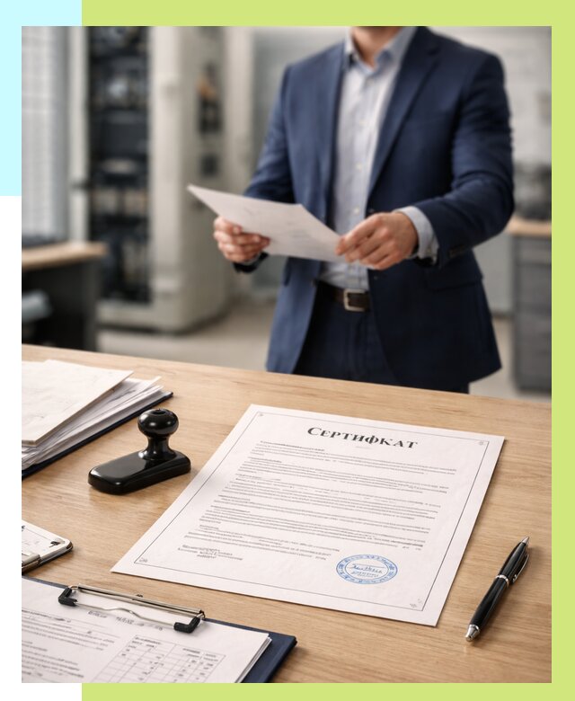 Сертификат на оборудование в Чайковском от 15182 р. | Алешин-Чкв