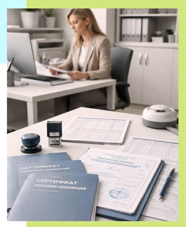 Сертификаты пожарной безопасности в Чайковском от 15182 р. | Алешин-Чкв