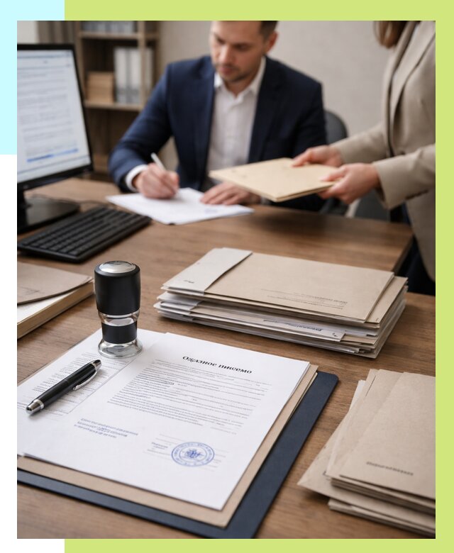 Отказное письмо для таможни в Чайковском от 3036 р, Алешин-Чкв