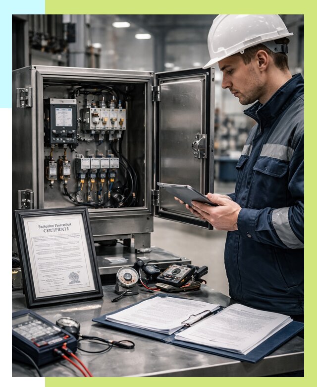 Сертификат взрывозащиты в Чайковском от 45545 р. | Алешин-Чкв