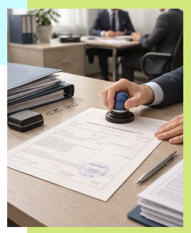 Сертификат происхождения СТ 1 в Чайковском от 4554 р. | Алешин-Чкв