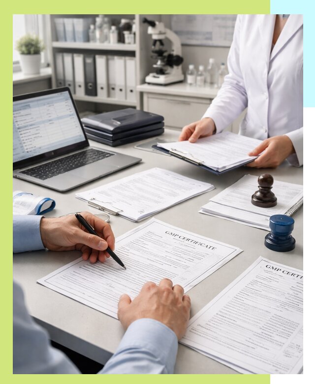 Оформление сертификата GMP в Чайковском для фармпроизводства